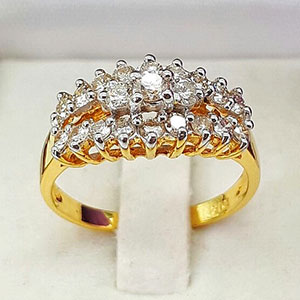 แบบแหวนเพชร, แหวนเพชรแท้, ตัวอย่างแหวน, แบบแหวนพลอย, รหัส36