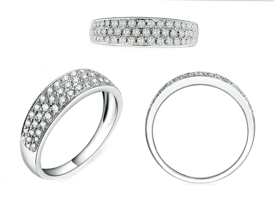 แบบตัวอย่างแหวนชายเพชรแท้ทองคำแท้แหวนชูแหวนแต่งงานแหวนคู่1561