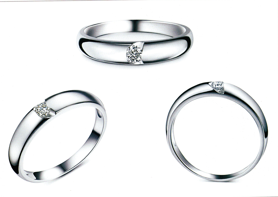 แบบตัวอย่างแหวนชายเพชรแท้ทองคำแท้แหวนชูแหวนแต่งงานแหวนคู่1612