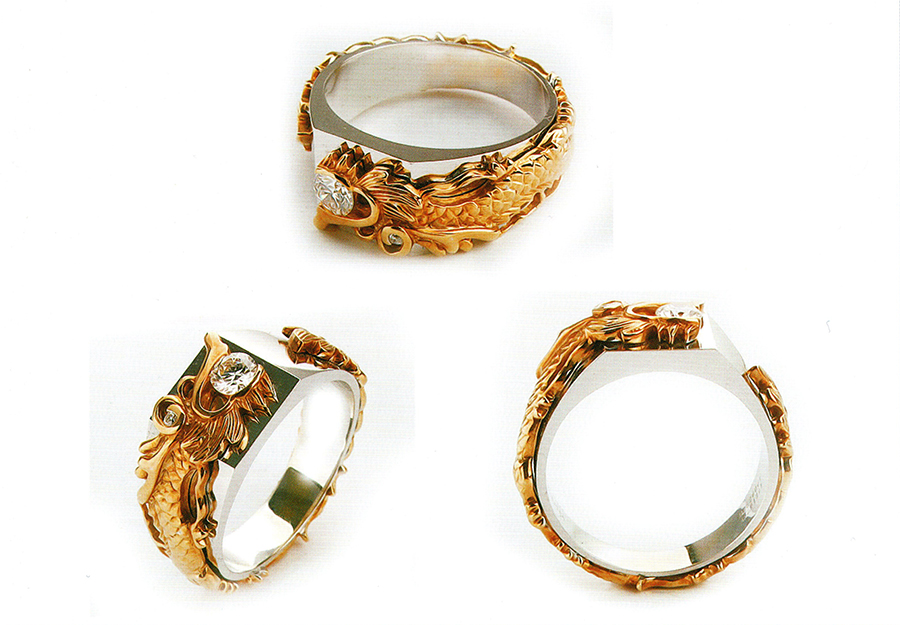 แบบตัวอย่างแหวนชายเพชรแท้ทองคำแท้แหวนชูแหวนแต่งงานแหวนคู่1822