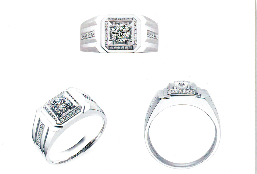 แบบตัวอย่างแหวนชายเพชรแท้ทองคำแท้แหวนชูแหวนแต่งงานแหวนคู่2012