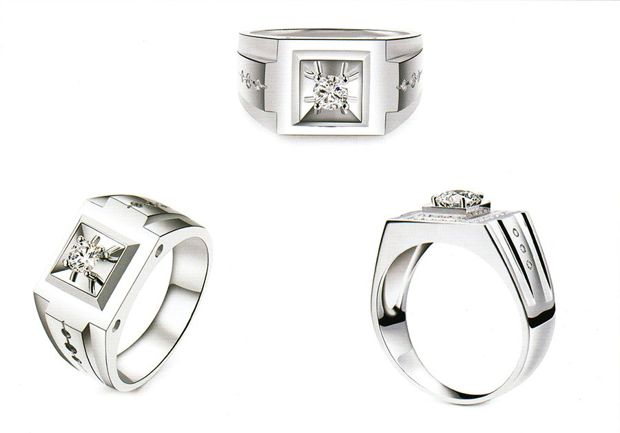 แบบตัวอย่างแหวนชายเพชรแท้ทองคำแท้แหวนชูแหวนแต่งงานแหวนคู่2111