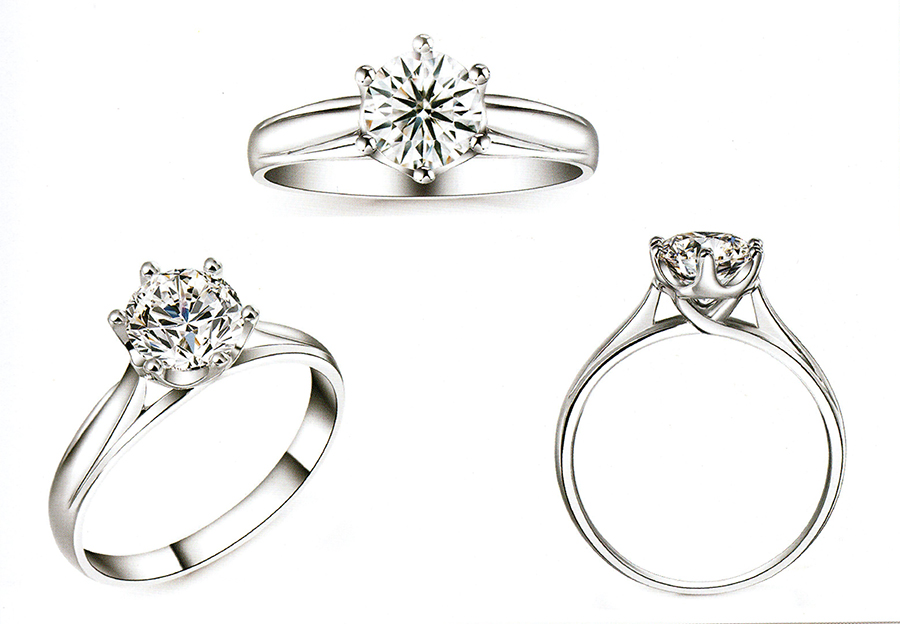 แบบตัวอย่างแหวนเพชรแท้ทองคำแท้แหวนชูแหวนแต่งงานแหวนคู่1151