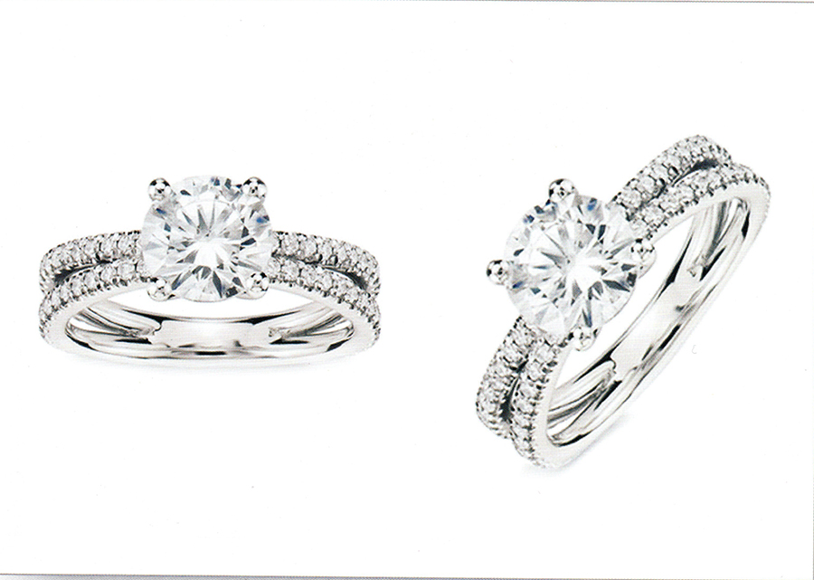 แบบตัวอย่างแหวนเพชรแท้ทองคำแท้แหวนชูแหวนแต่งงานแหวนคู่1241
