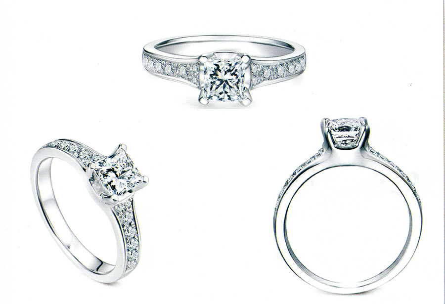 แบบตัวอย่างแหวนเพชรแท้ทองคำแท้แหวนชูแหวนแต่งงานแหวนคู่1331