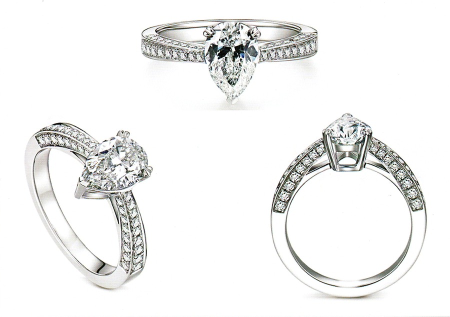แบบตัวอย่างแหวนเพชรแท้ทองคำแท้แหวนชูแหวนแต่งงานแหวนคู่1391