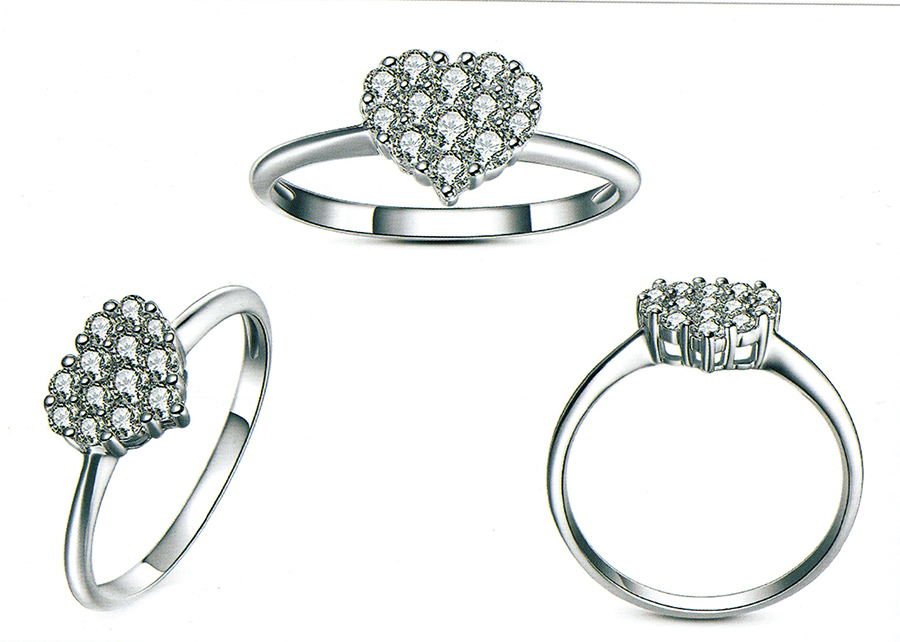 แบบตัวอย่างแหวนเพชรแท้ทองคำแท้แหวนชูแหวนแต่งงานแหวนคู่1401