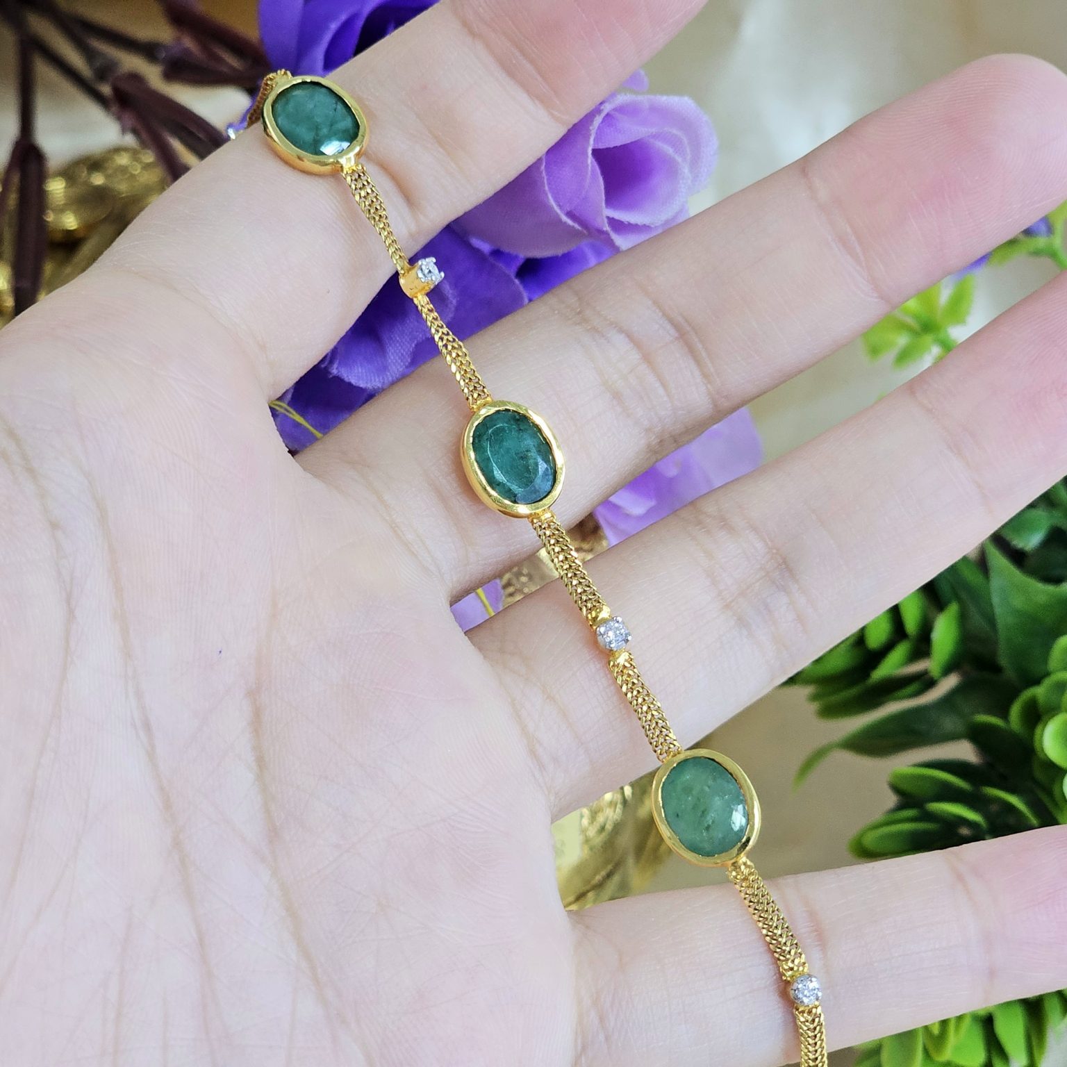 สร้อยข้อมือมรกต มรกต